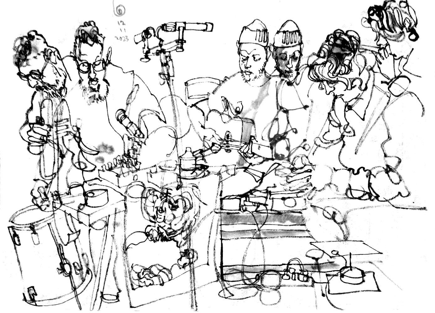 12 Nov 2023 | Joe Foster (trumpet, electronics, things) | Jean-Paul Jenkins (guitar, synthesizers, electronics, percussion) | Bryan Eubanks (modular synthesis, saxtronics, percussion)